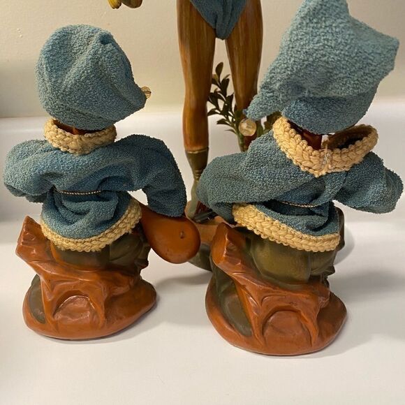 VINTAGE PIXIE ELVES PLASTIC HONGKONG RETRO DOLL SET - Picture 5 of 11